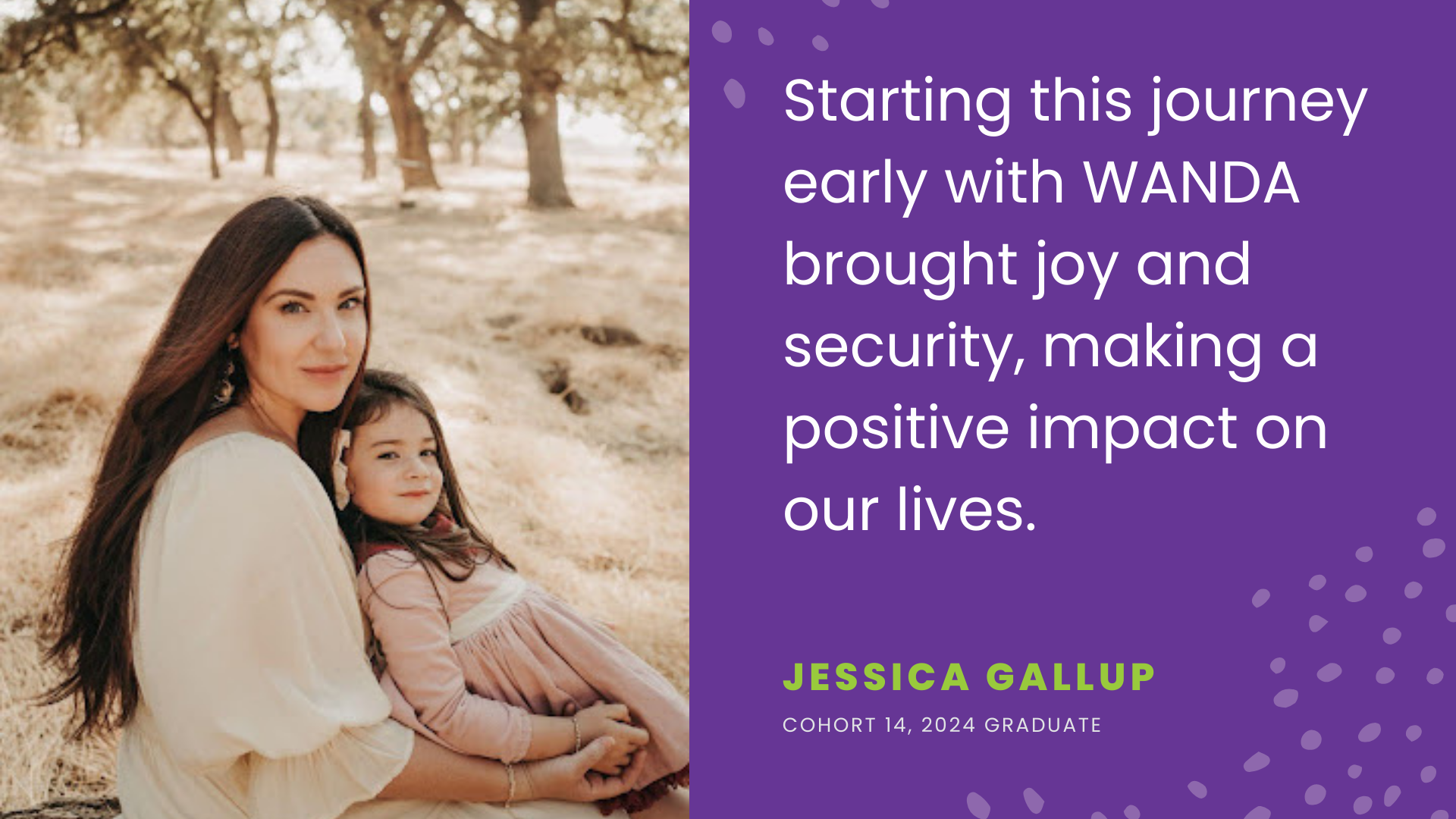 Featured image for “Alumna Spotlight: Jessica Gallup, Cohort 14 (2024 Graduate)”