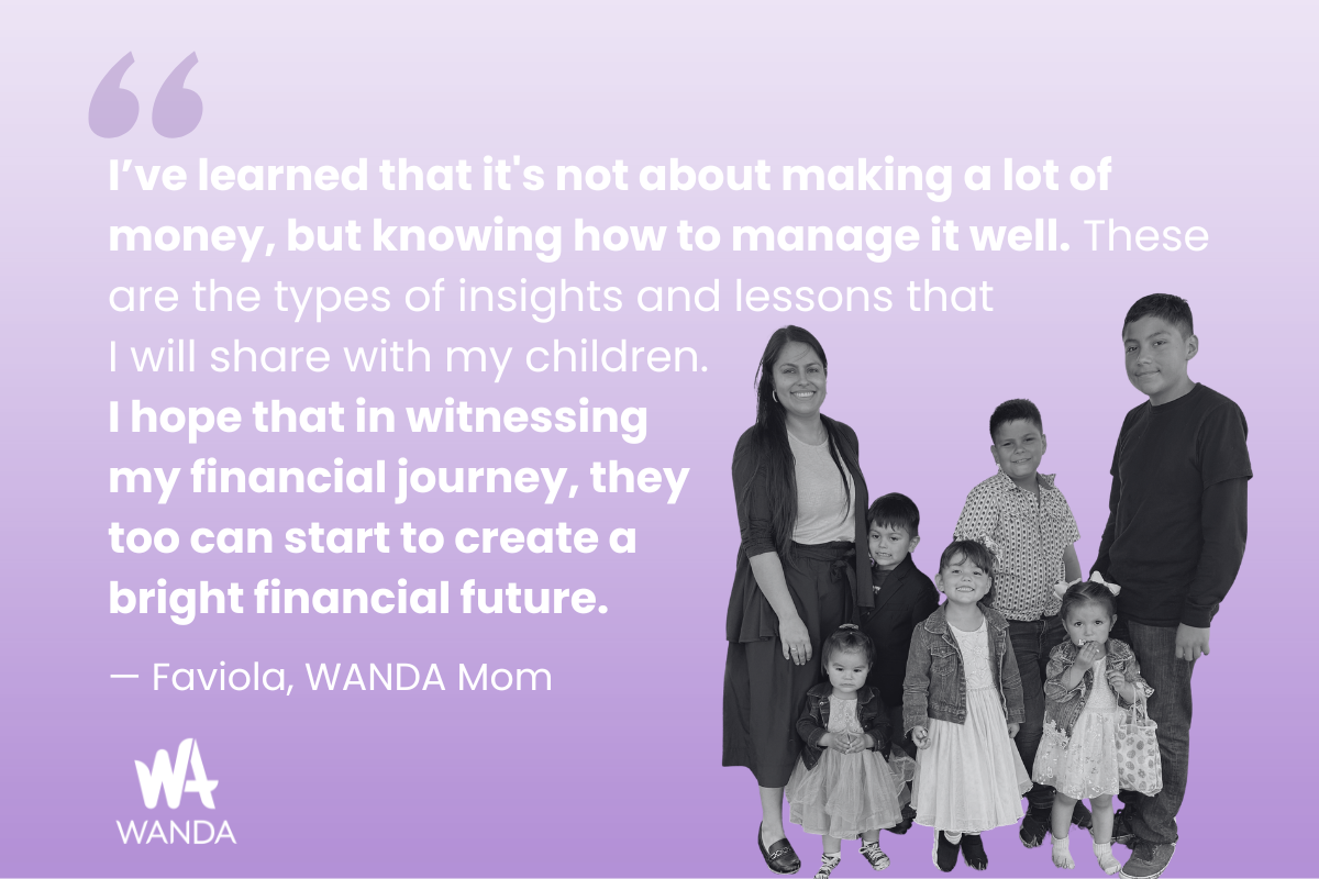 Featured image for “WANDA Mom Spotlight: Faviola Gaeta, Cohort 17”