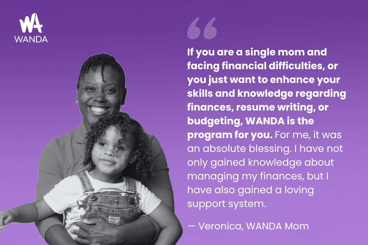 Featured image for “WANDA Mom Spotlight: Veronica, Cohort 18”